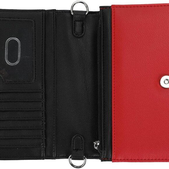 Disney Mickey Mouse Crossbody Wallet, OSFA, Red - Picture 5 of 7